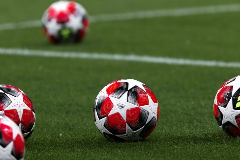 Five Champions League Match Balls