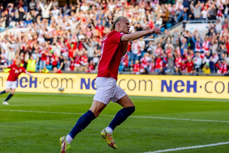 Erling Haaland Playing for Norway