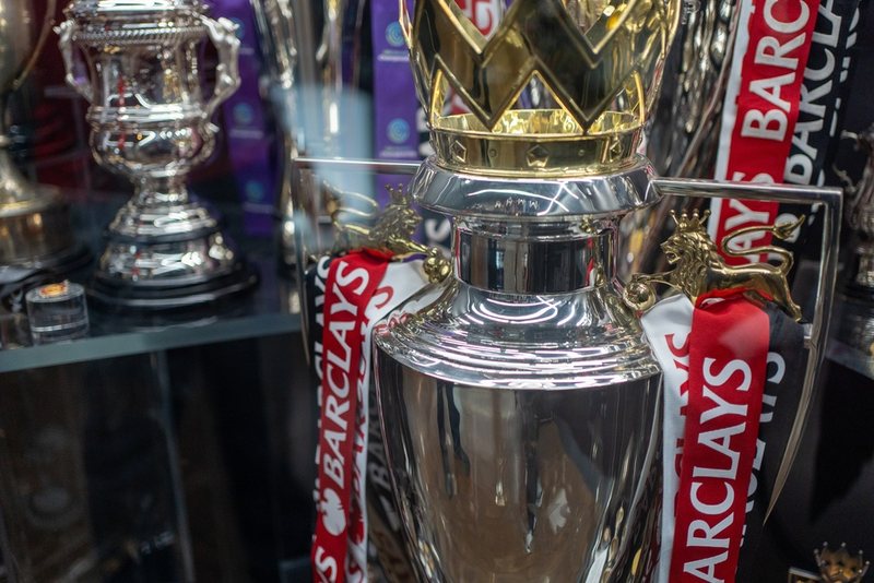 Premier League Trophy Close Up