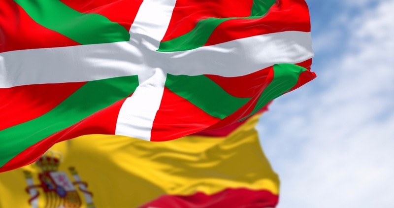 Basque and Spanish Flags